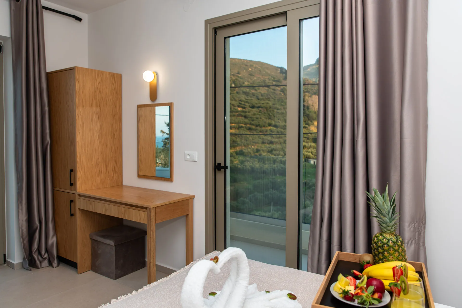 Bedroom with view