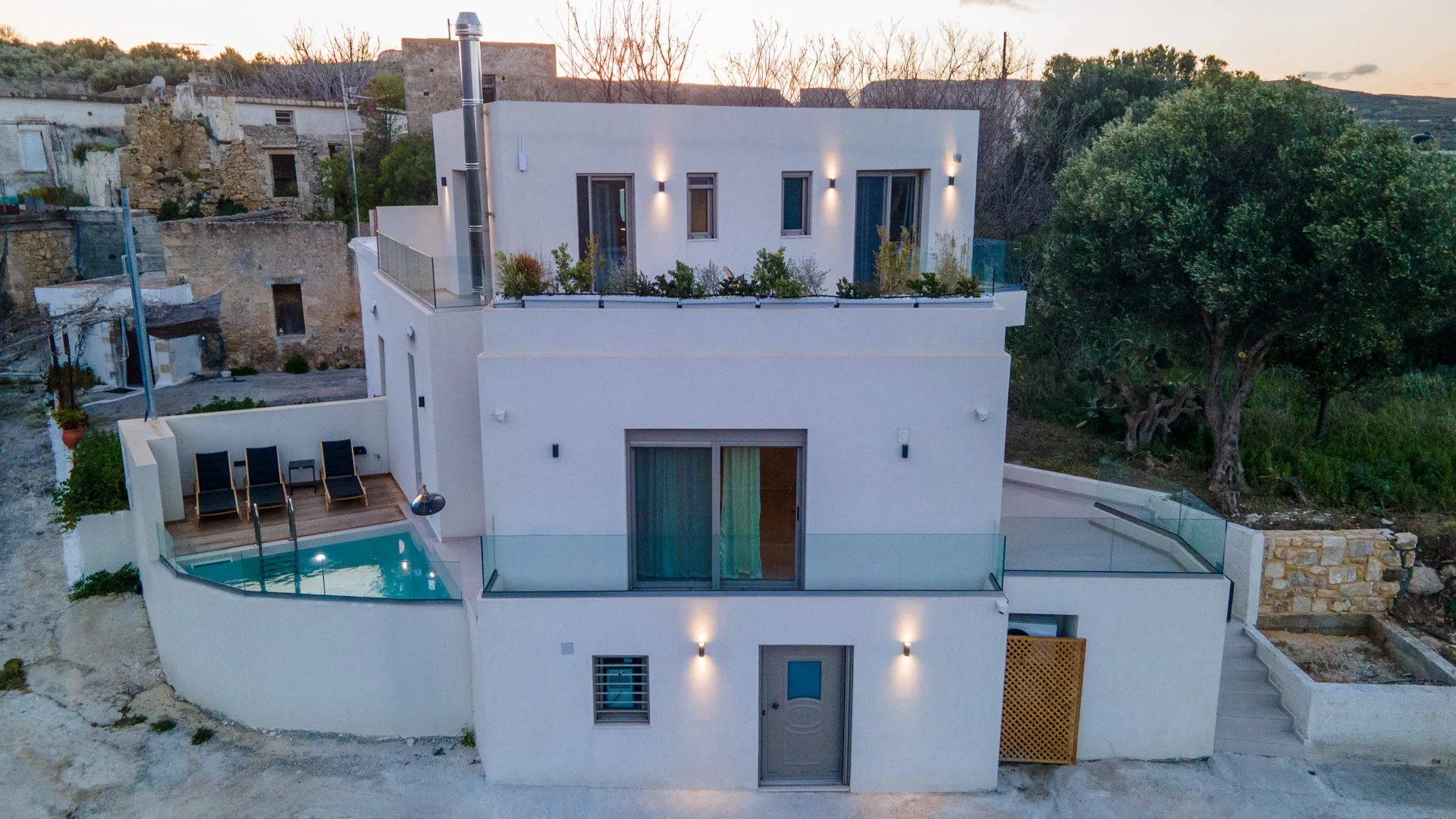 Villa main facade